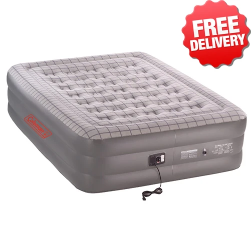 Coleman Quickbed (with 240V Pump) Double Height Air Quick Inflatable Bed Queen 1 Coleman Quickbed (with 240V Pump) Double Height Air Quick Inflatable Bed Queen