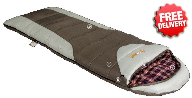 OZtrail Mountain View -7 Celsius Sleeping Bag - 220 X 80cm 1 OZtrail Mountain View -7 Celsius Sleeping Bag - 220 X 80cm