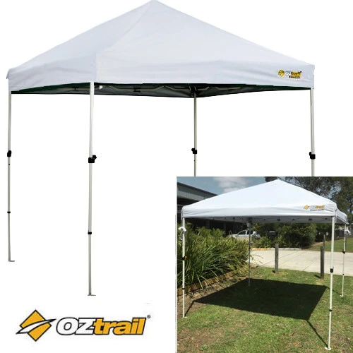OZtrail (WHITE) Compact Gazebo 2.4x2.4m Marquee Awning Market Stall 1 OZtrail (WHITE) Compact Gazebo 2.4x2.4m Marquee Awning Market Stall