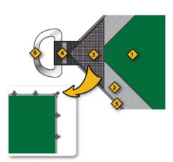 OZtrail UltraRig Tarp Heavy Duty Silver 18 X 16 FT (5.49m X 4.88m) -Equipoutdoors diagram 64813.1290695320.1280.1280