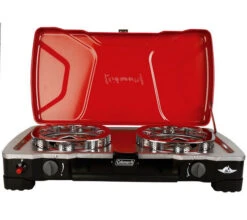 Equipoutdoors 5 COLEMAN FYRECADET 2 BURNER STOVE COOKER GAS CAMPING HYPERFLAME
