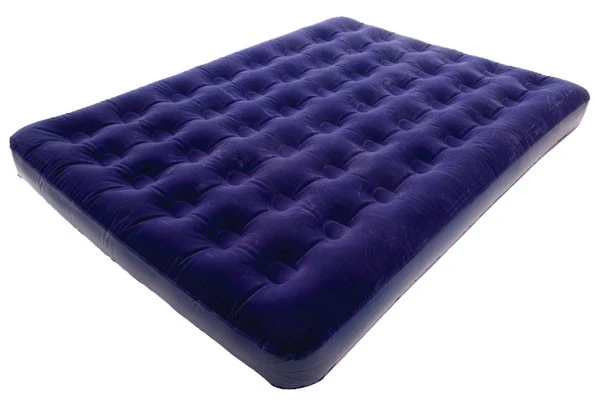 OZtrail Queen Inflatable Velour Air Bed Mat Mattress 2 OZtrail Queen Inflatable Velour Air Bed Mat Mattress - Image 2
