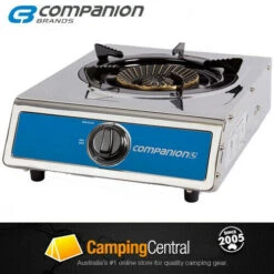 COMPANION SINGLE BURNER WOK COOKER GAS CAMPING STOVE DC100-09